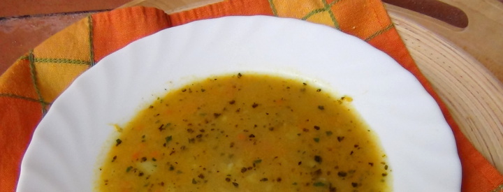 Levná polévka s mrkví